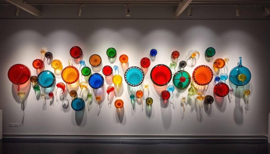 Glass Wall Art Installation