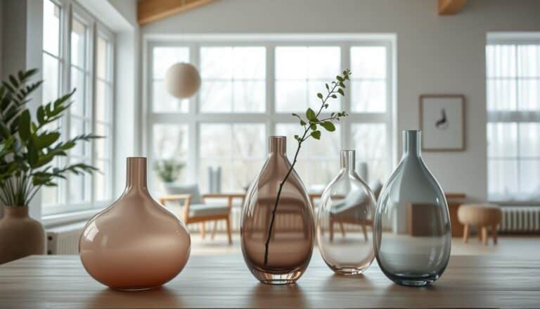 Scandinavian wall art, minimalist glass prints