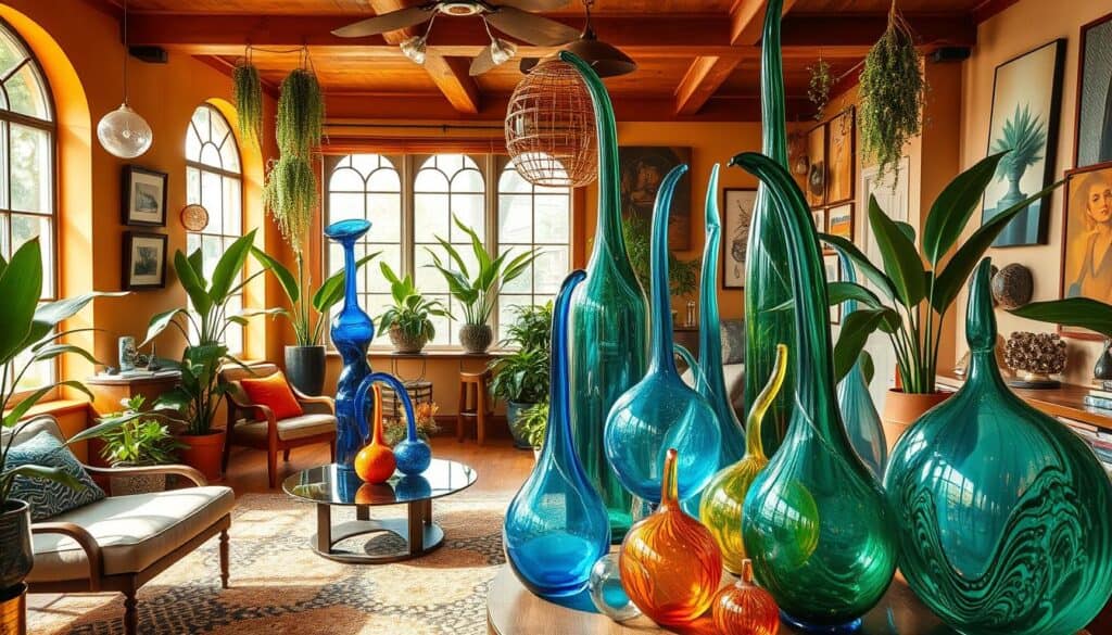 Unique Glass Art Decor